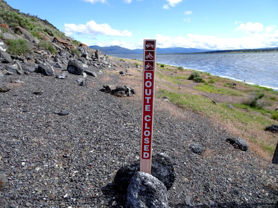 Sign at Rocky Point West
