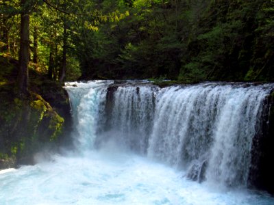 Spirit Falls Trail on Little White Salmon River in WA