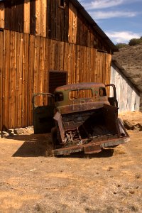 Abant Truck and Barn by Esther Livingston