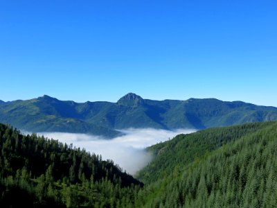 Morning Clouds at Mt. St. Helens NM in Washington