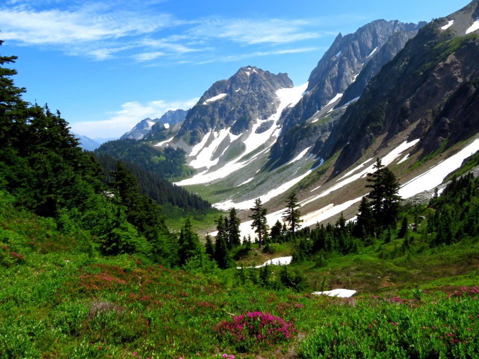 Cascade Pass at North Cascades NP in WA