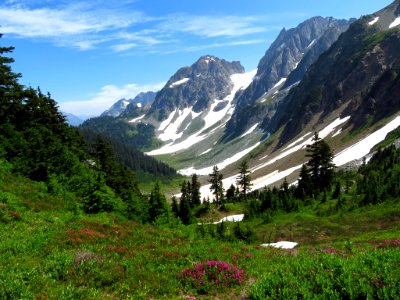 Cascade Pass at North Cascades NP in WA