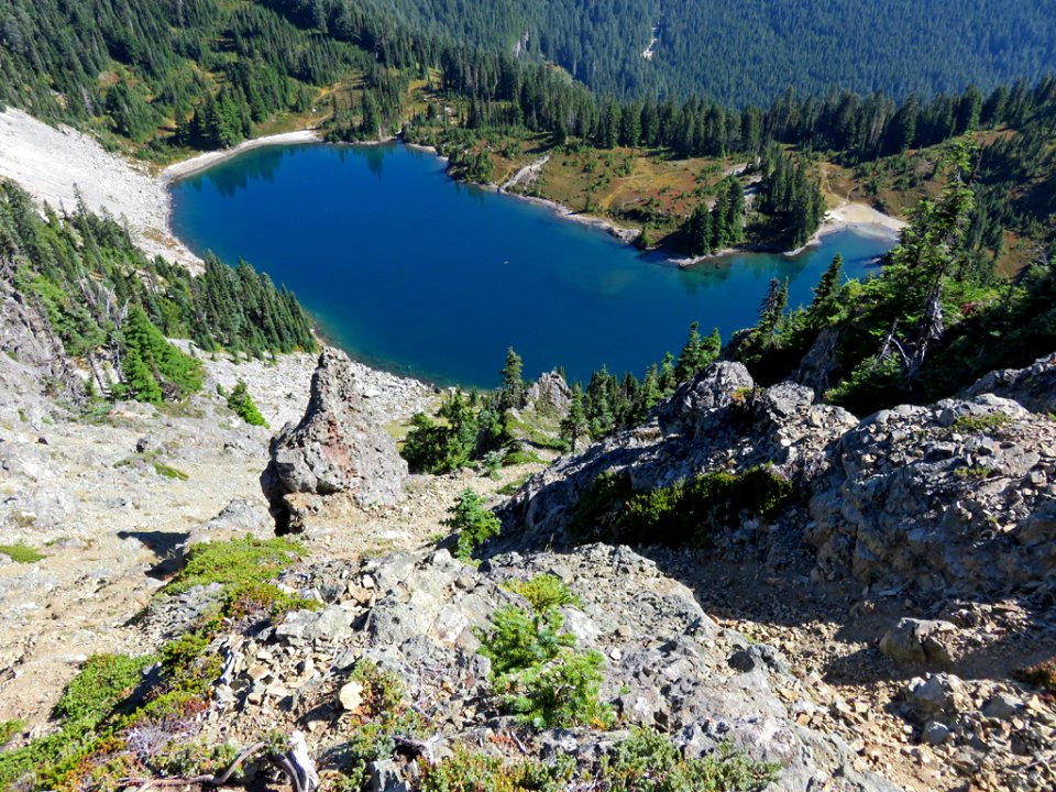 Eunice Lake at Mt. Rainier NP in Washington