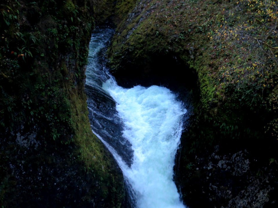 Punchbowl Falls at Eagle Creek in Oregon