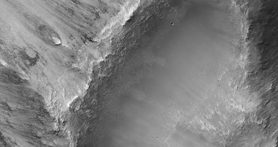 The Eastern Rim of a Crater in Tyrrhena Terra