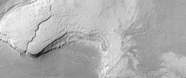Slopes on Light-Toned Layered Deposits (Mars) photo