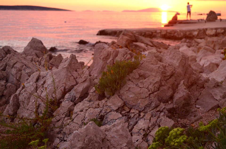 Sunrise sea corsica