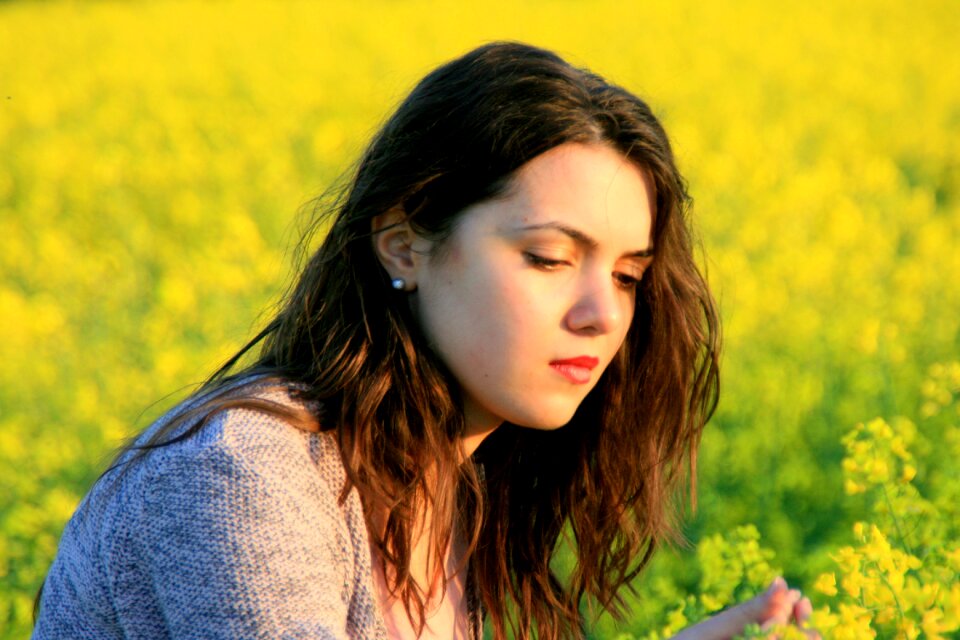 Yellow beauty smile