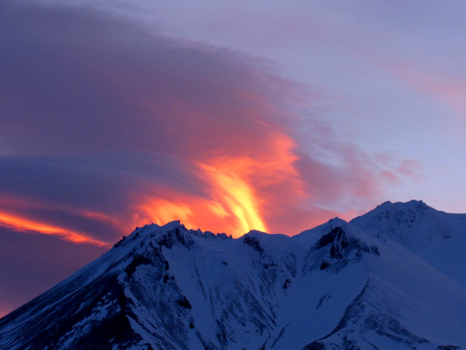 Sunrise at Mt. Shasta in California