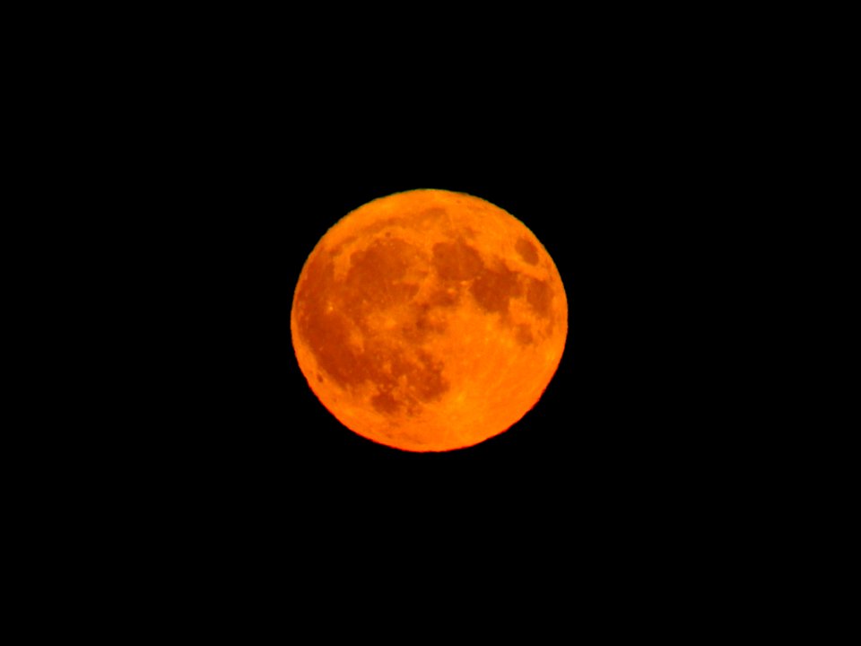 Full Harvest Moon in WA 9/24/18