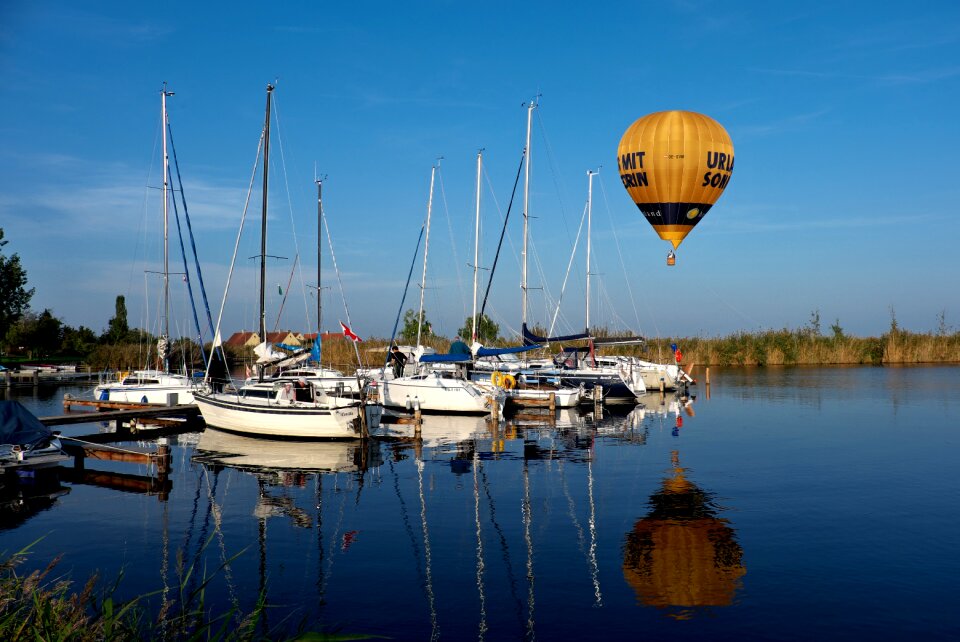 Sailing vessel neusiedler see landscape