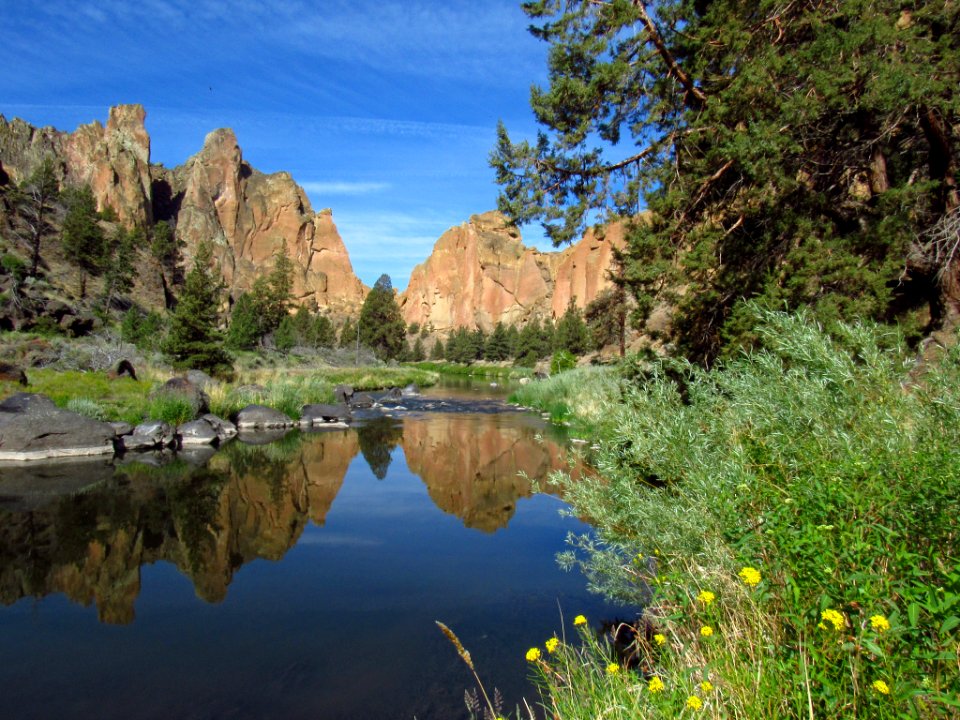 Crooked River at Smith Rock SP in Central OR
