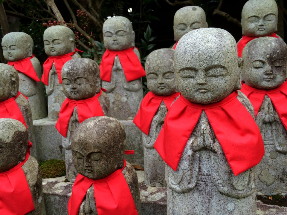 Japanese style guardian deity of children japan