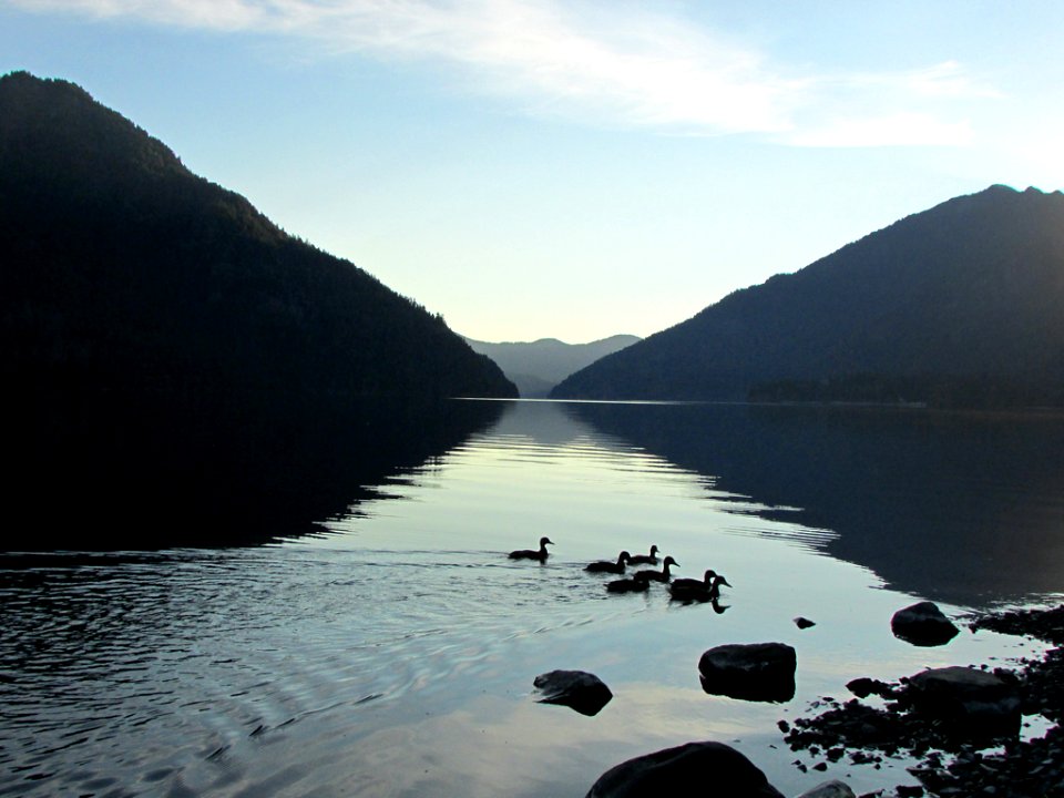 Lake Crescent at Olympic NP in WA