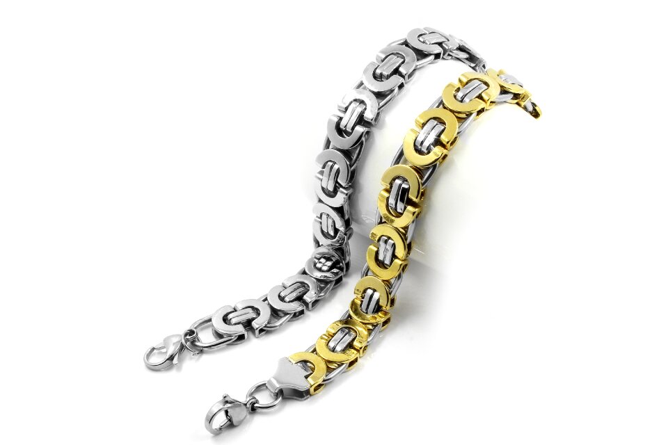 Bracelet steel gold