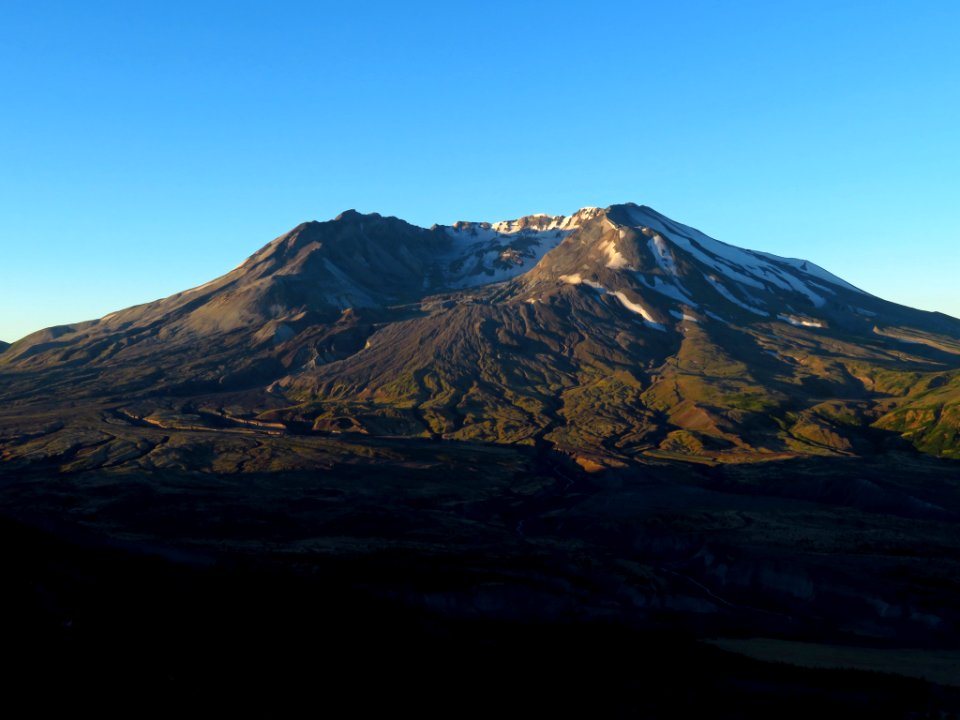 Mt. St. Helens at Mt. Margaret Backcountry in WA