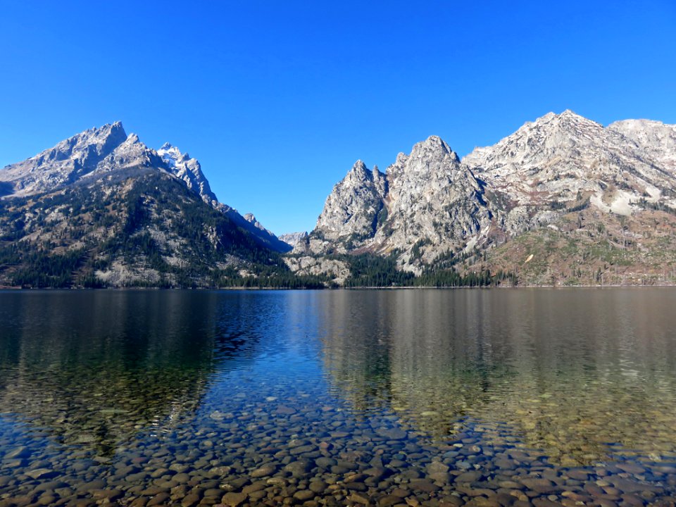 Jenny Lake at Grand Teton NP in Wyoming