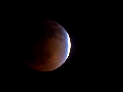 Total Lunar Eclipse Blood Moon in WA 4/14/14 photo