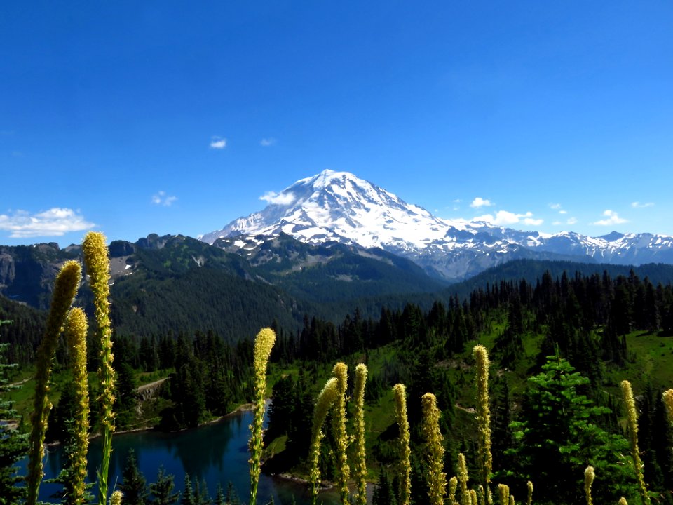 Tolmie Peak Trail at Mt. Rainier NP in WA