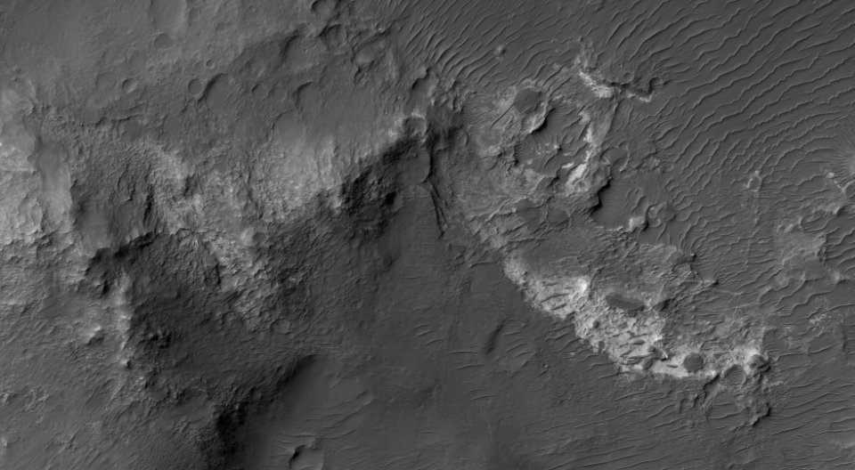 Central Structure of Kirsanov Crater