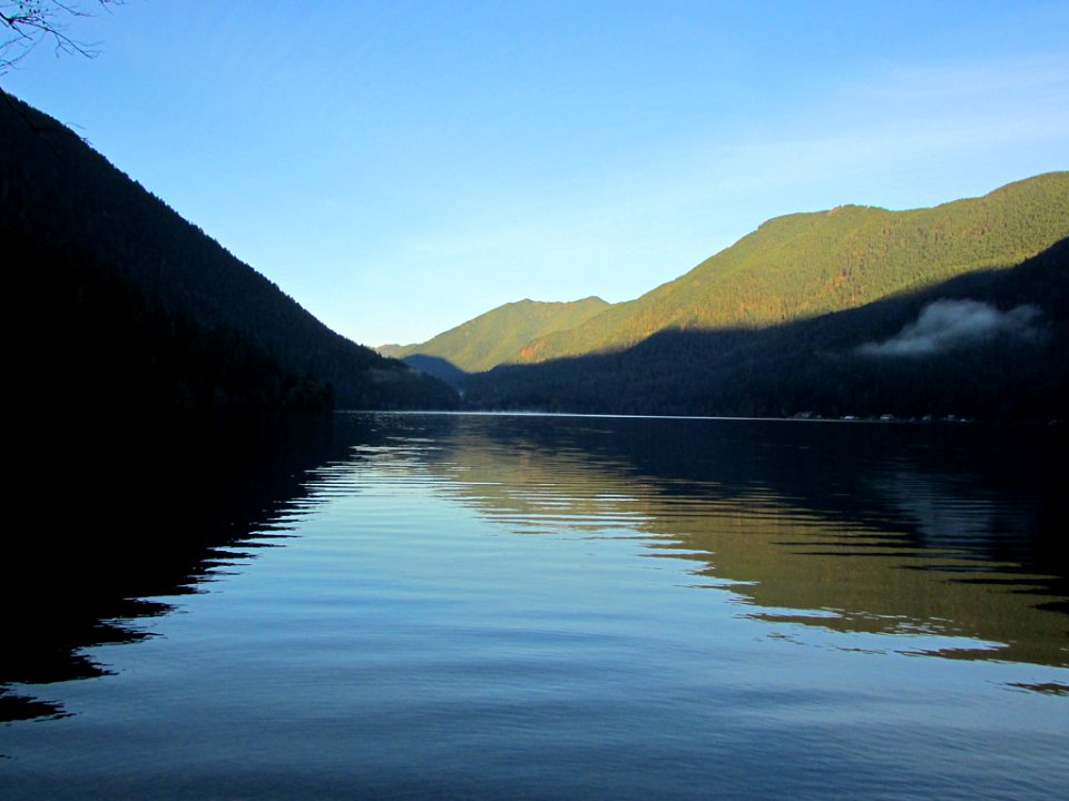 Lake Crescent at Olympic NP in WA