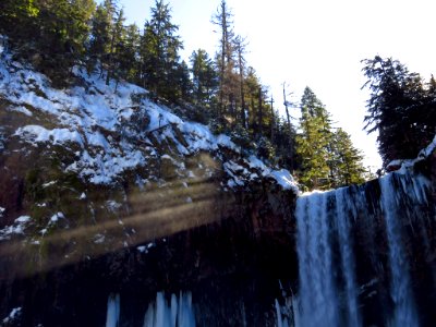 Tamanawas Falls Trail at Mt. Hood in Oregon photo