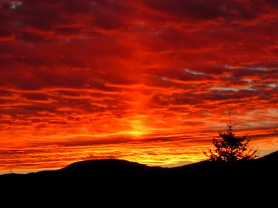 Sunrise at Mt. St. Helens NM in WA