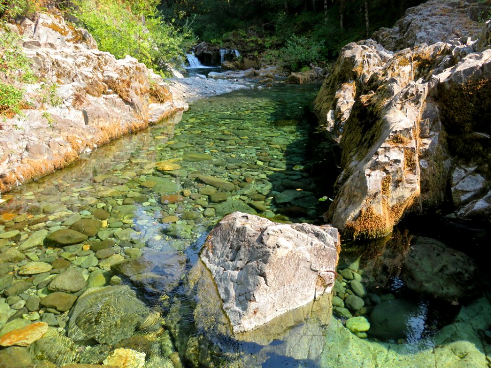 Santiam River at Opal Creek Wilderness in Oregon