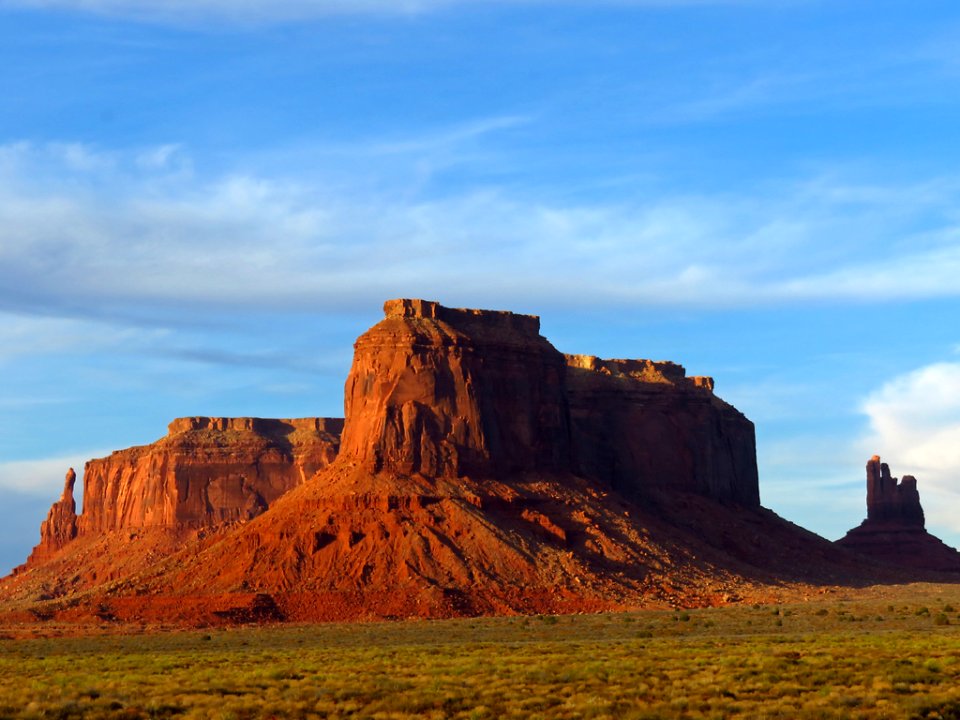 Sunset on Navajo Land at Arizona / Utah Border