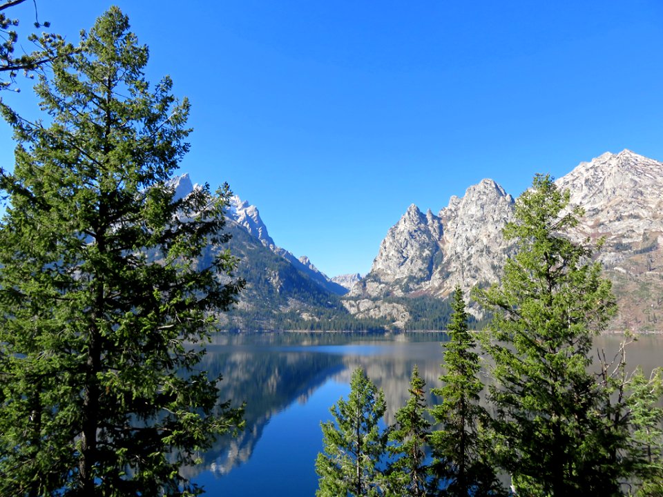 Jenny Lake at Grand Teton NP in Wyoming