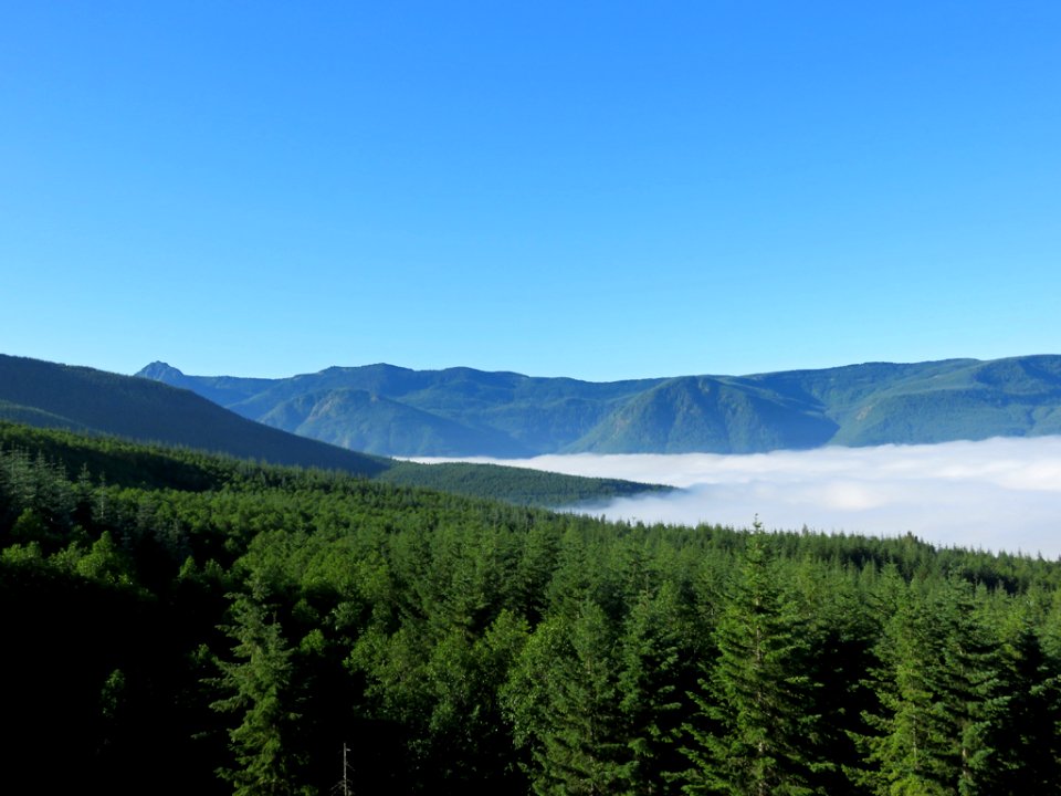 Morning Clouds at Mt. St. Helens NM in Washington