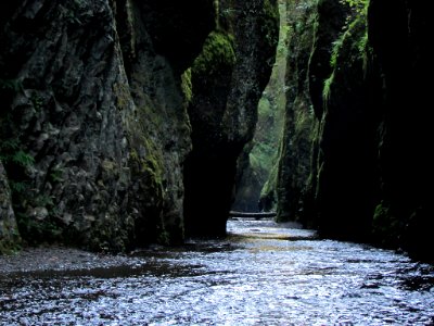 Oneonta Gorge at Columbia River Gorge in OR
