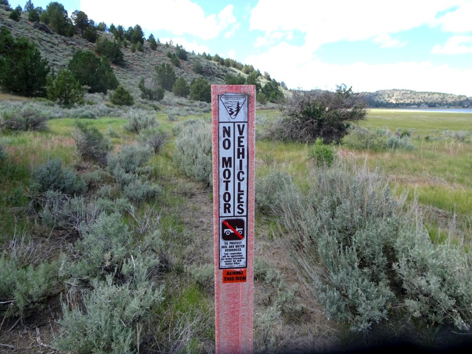 Sign at Rocky Point East