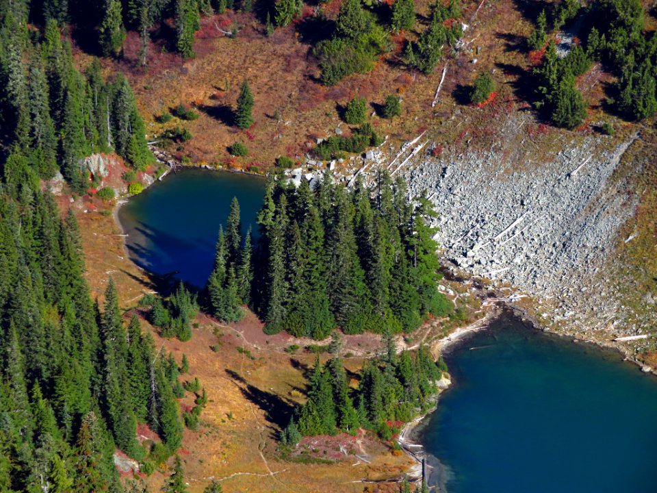 Tatoosh Lakes at Tatoosh Ridge in WA
