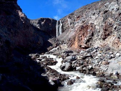 Loowit Falls Trail at Mt. St. Helens NM in WA photo
