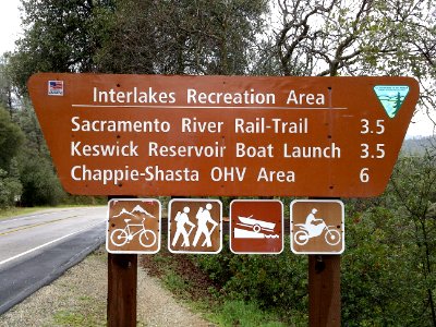 Sign for the Interlakes Recreation Area photo