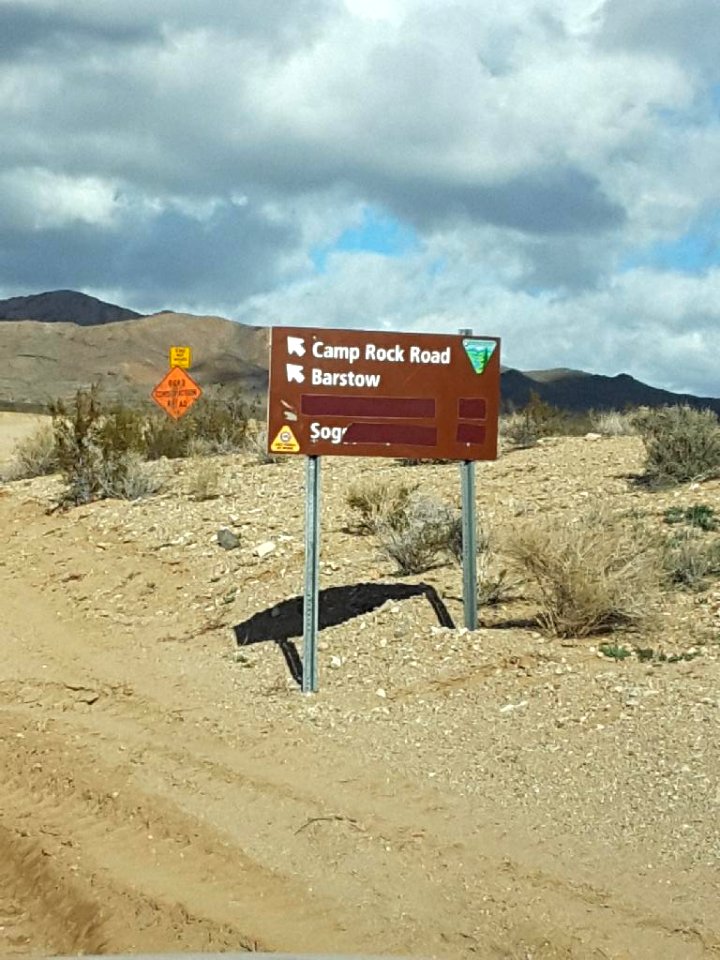 Sign for Camp Rock Road