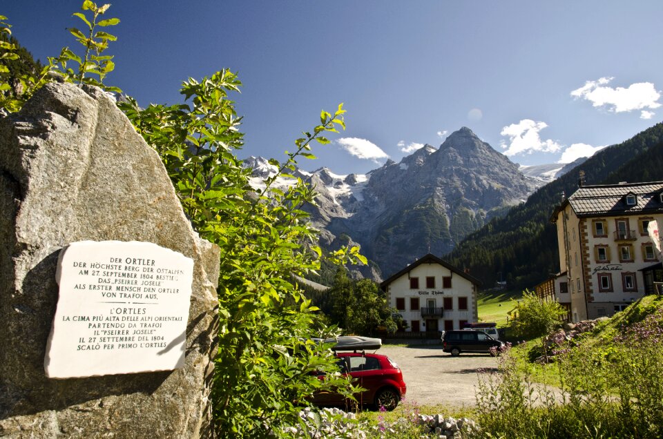 Italy the alps stelvio