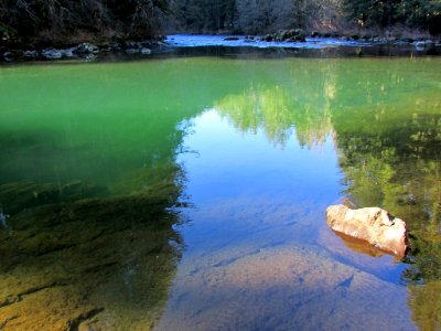 Moulton Falls Park at Lewis River in WA