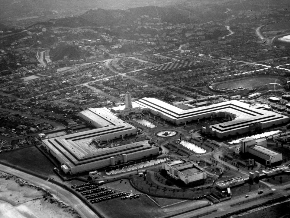 81; Aerial view of Centennial Exhibition buildings - 1940