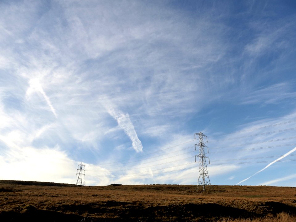 Messed-up sky over Rushy Hill