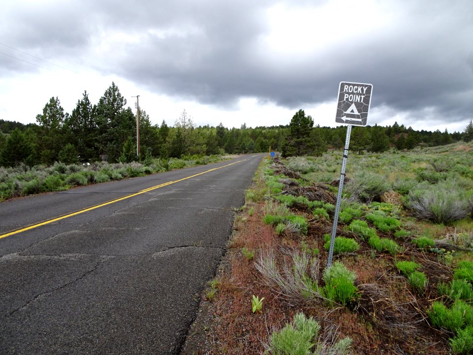 Sign at Rocky Point East