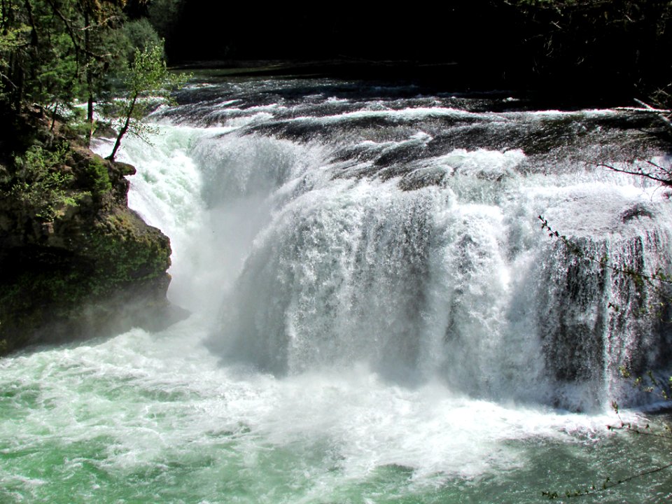 Lower Lewis River Falls in WA