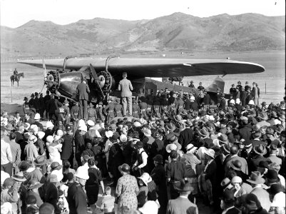 154; Southern Cross at Rongotai Aerodrome - 1933