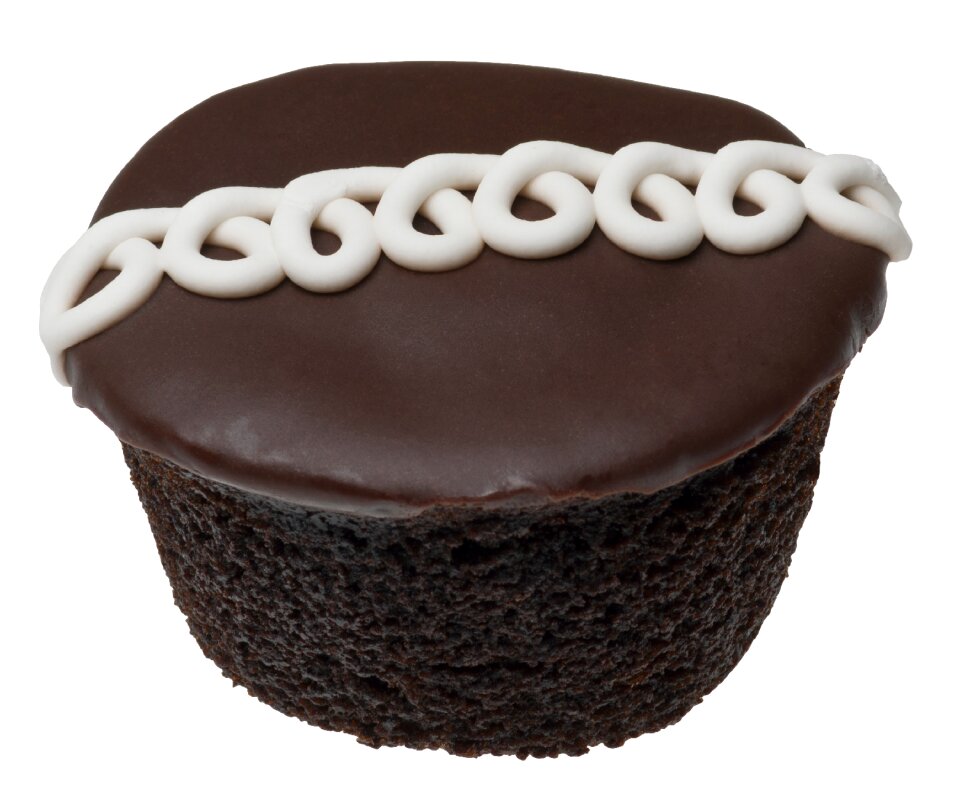 Squiggle frosted chocolate