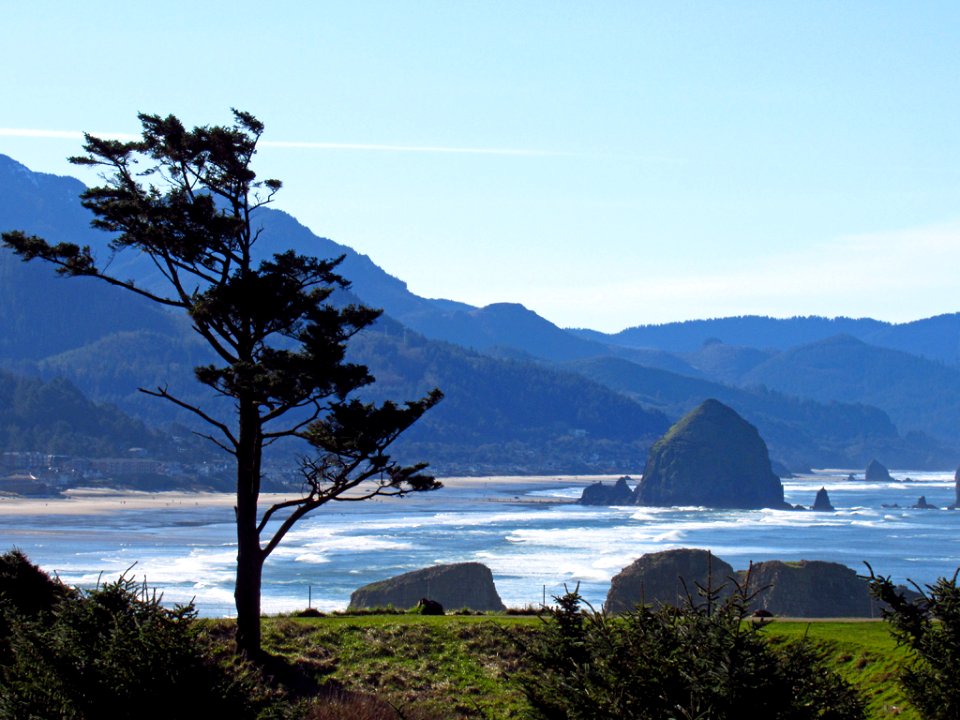 Ecola State Park at Pacific Coast in OR