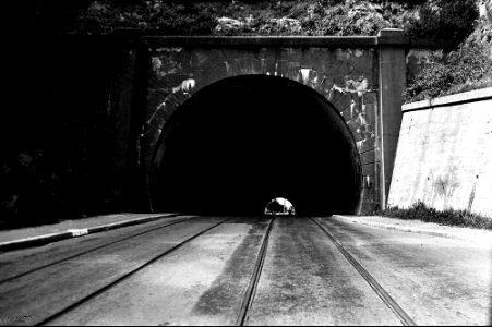 163; Seatoun Tram Tunnel, city portal - Circa 1933