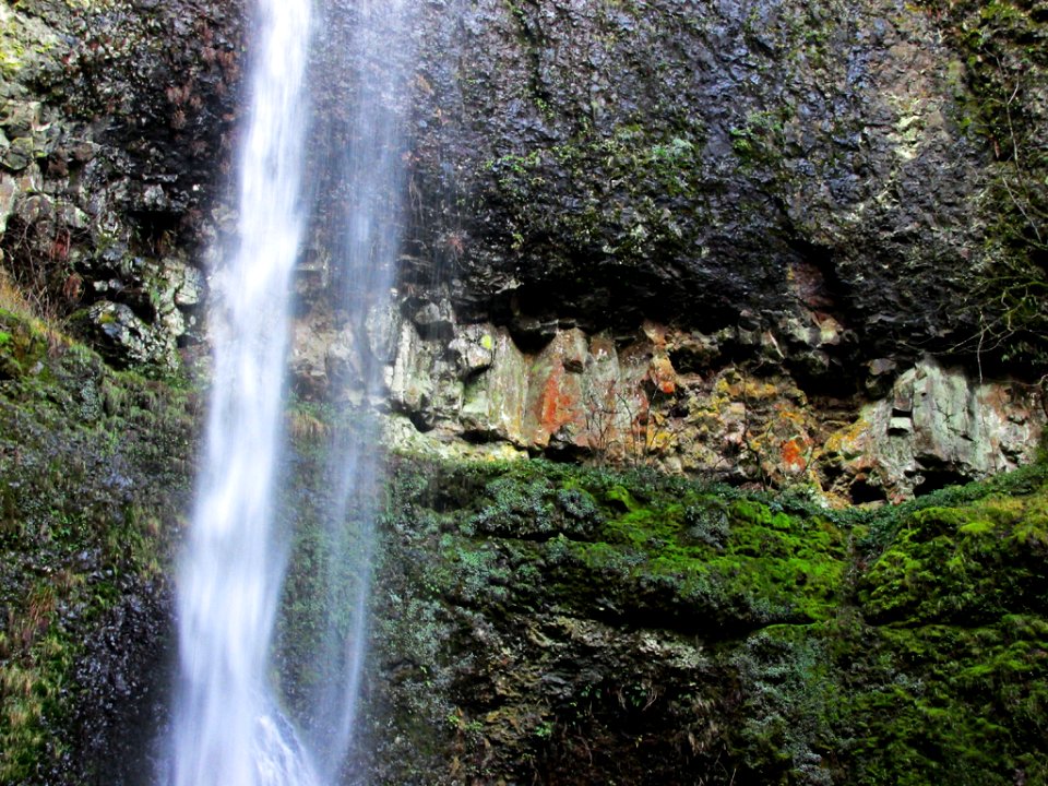 Double Falls at Silver Falls SP in Oregon
