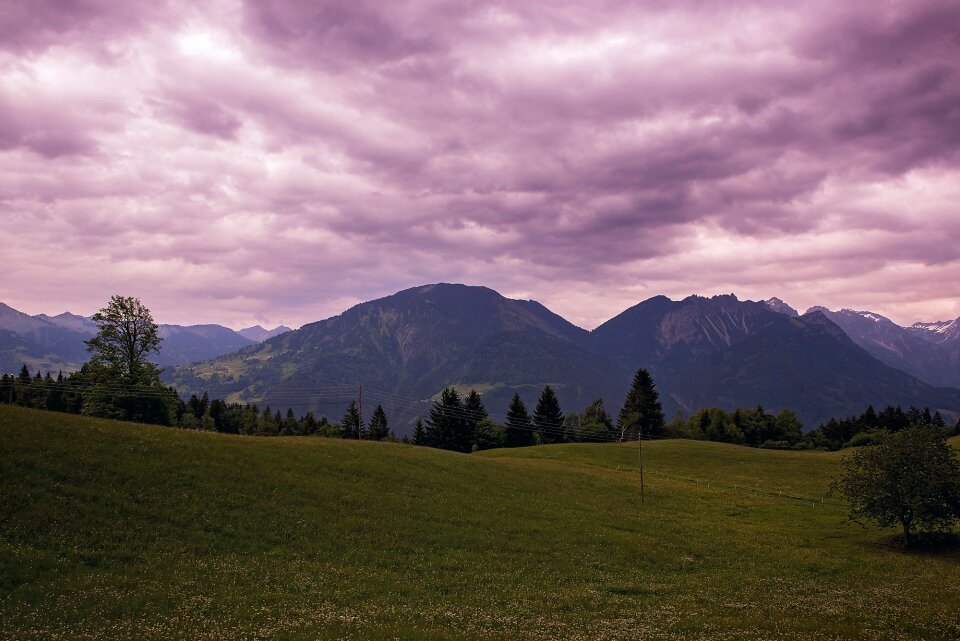 Reported mountains nature