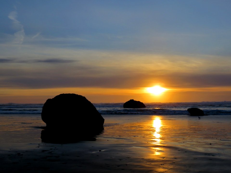 Hug Point Beach in Oregon